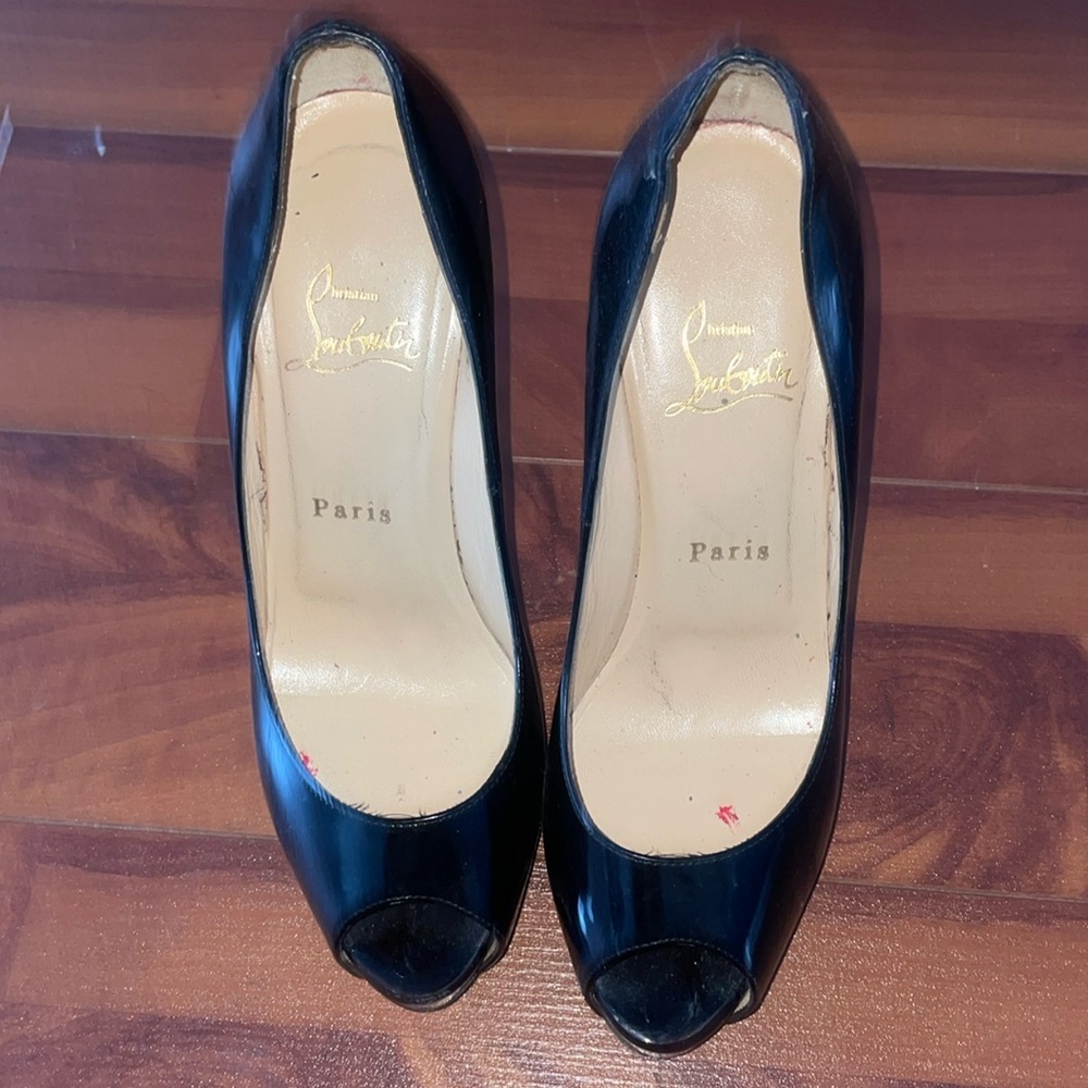 christian louboutin black heels